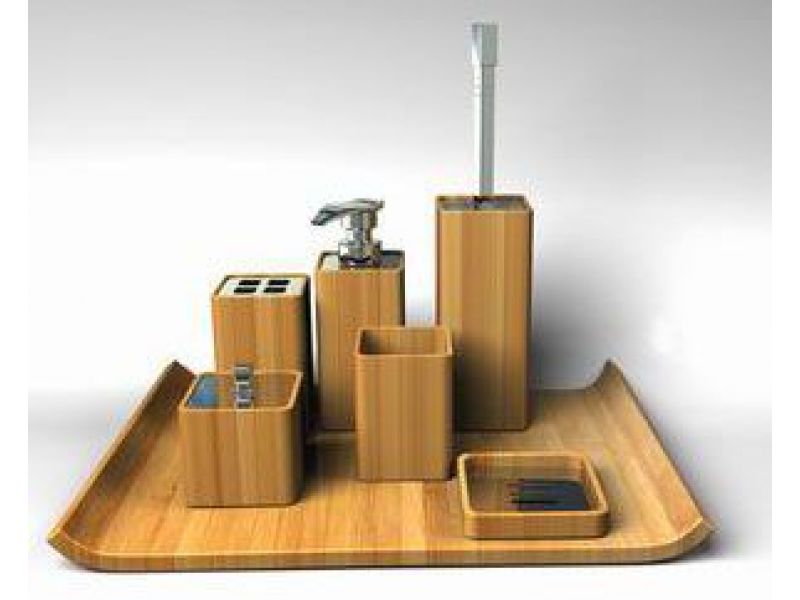 Bamboo Bath Set - Sleek Design